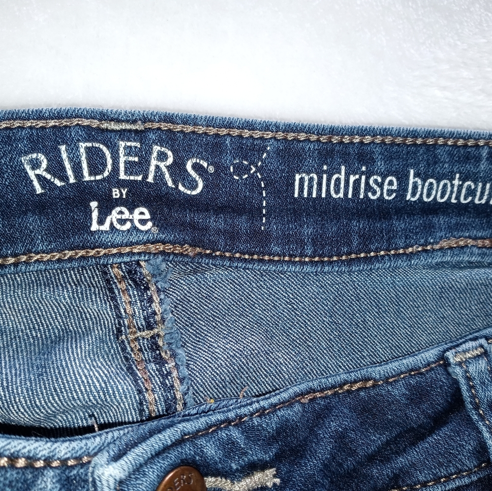 Riders by lee midrise bootcut jeans 14L